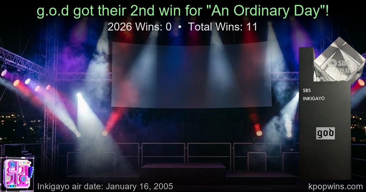 g.o.d - An Ordinary Day